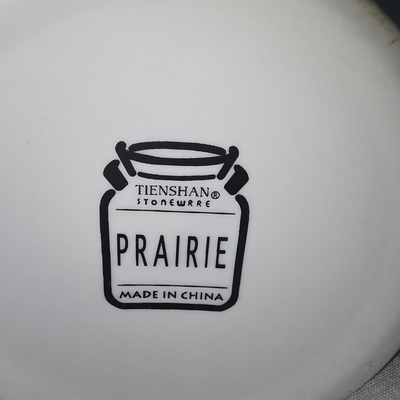 Tienshan Stoneware Prairie Mug Set Red Barn Design Rustic - Picture 7 of 7